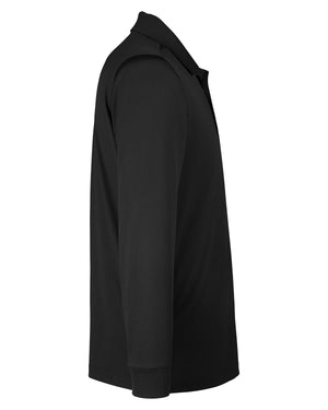 Harriton Men's Tall Advantage Long Sleeve Snag Protection Plus IL Polo - Side