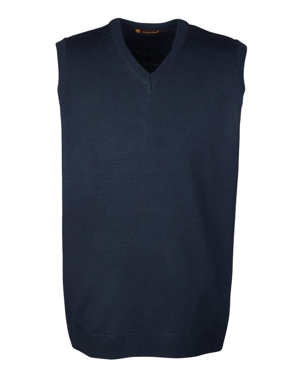 Harriton Men's Pilbloc™ V-Neck Sweater Vest - Dark Navy