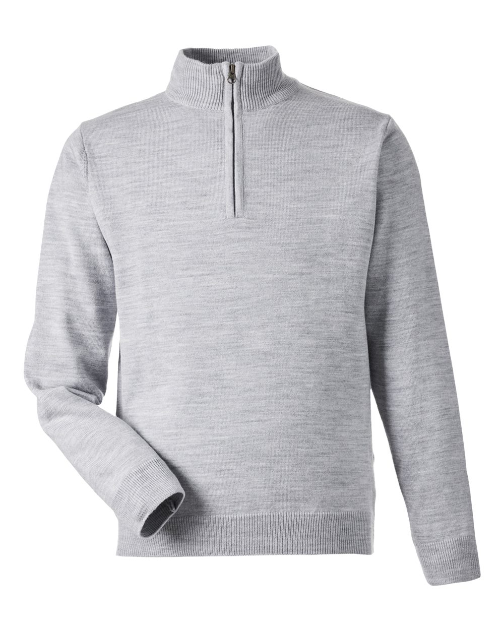 Harriton Unisex Pilbloc™ Quarter-Zip Sweater - Grey Heather