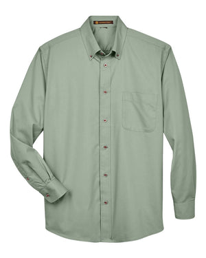 Harriton Men's Easy Blend™ Twill Shirt - Dill