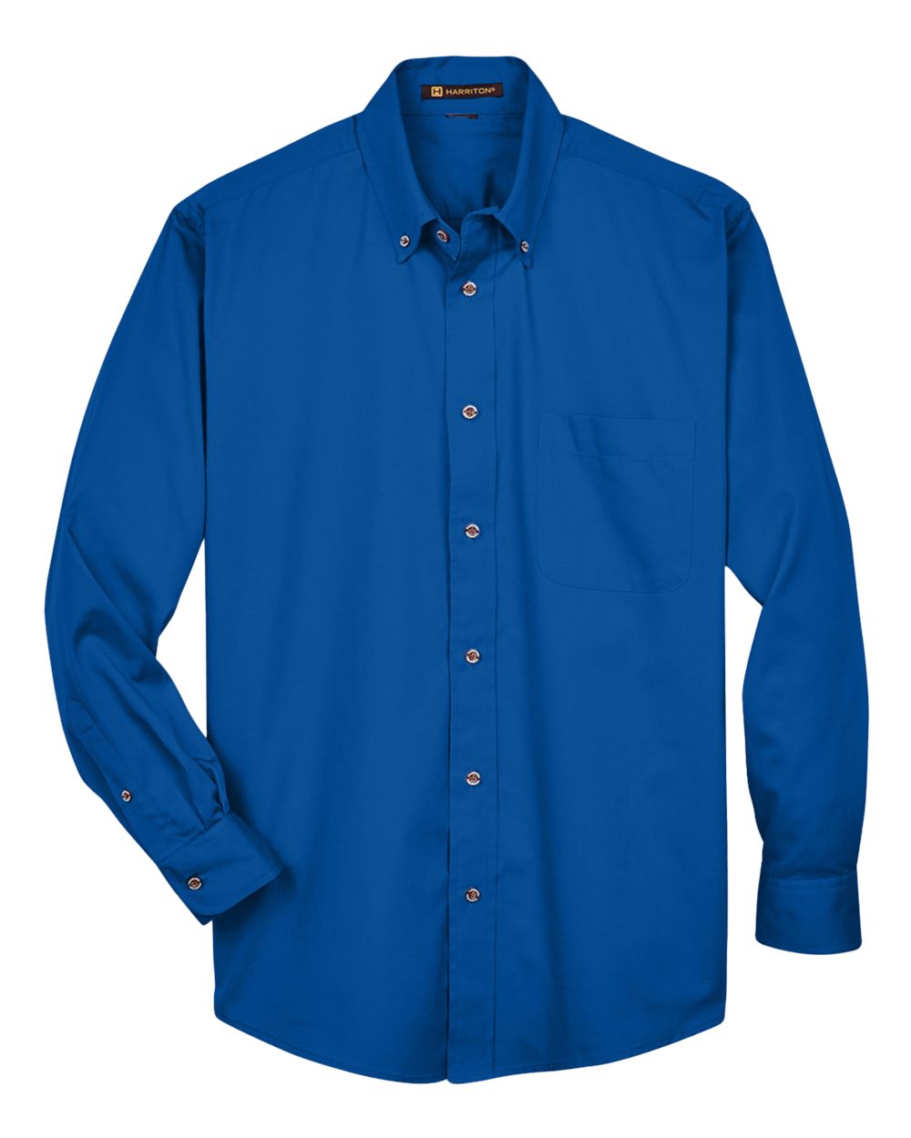 Harriton Men's Easy Blend™ Twill Shirt - French Blue