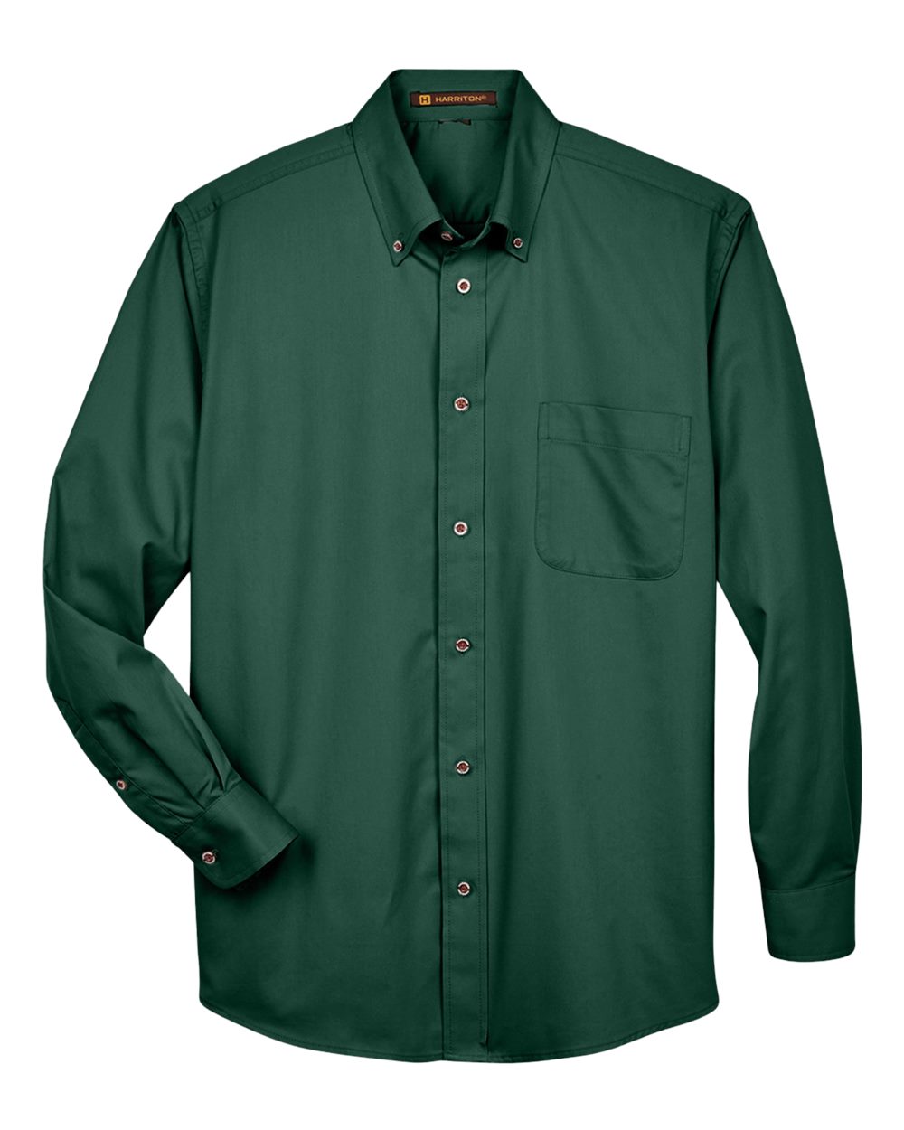 Harriton Men's Easy Blend™ Twill Shirt - Hunter