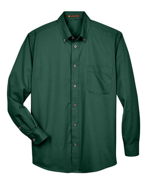 Harriton Men's Easy Blend™ Twill Shirt - Hunter