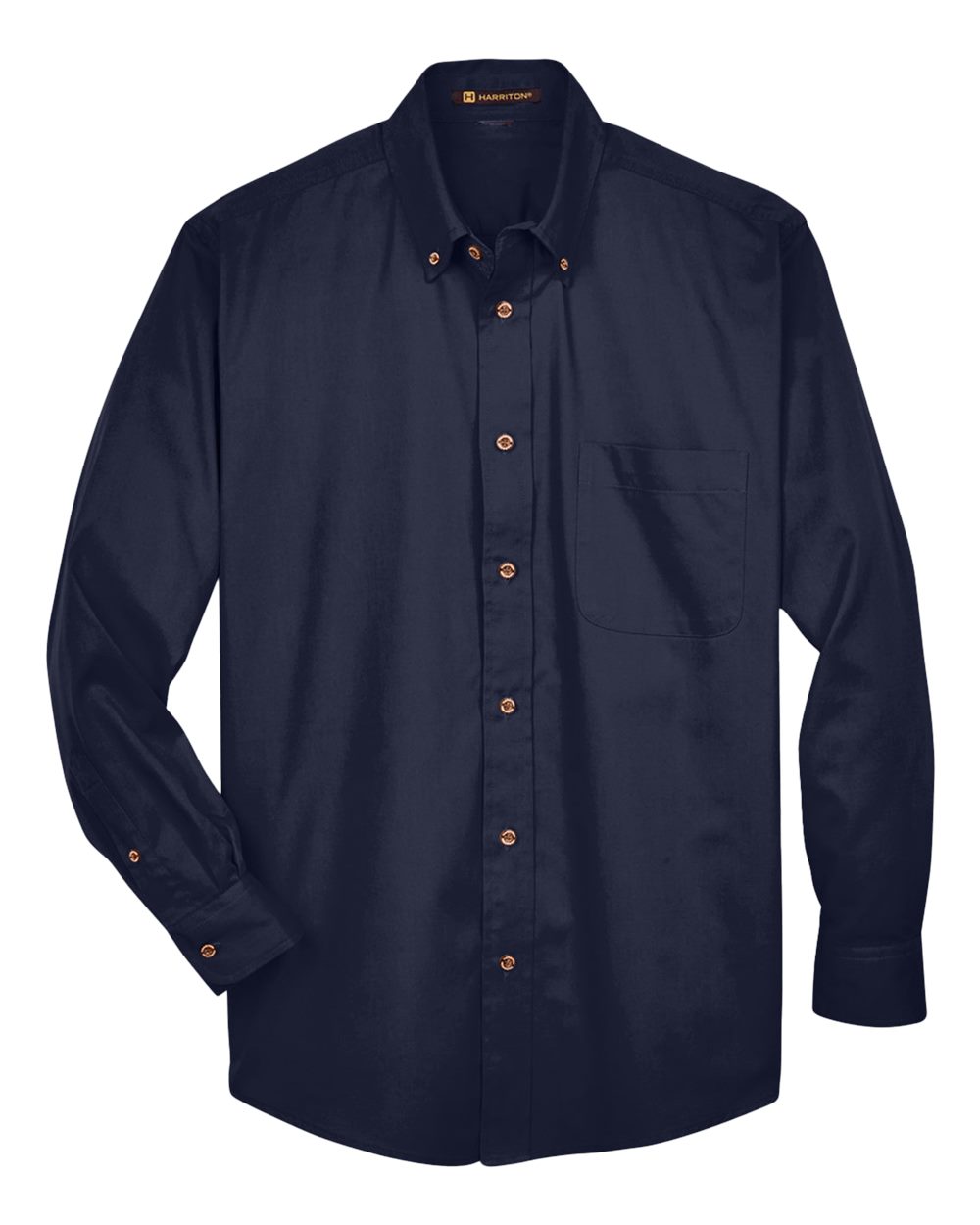 Harriton Men's Easy Blend™ Twill Shirt - Navy