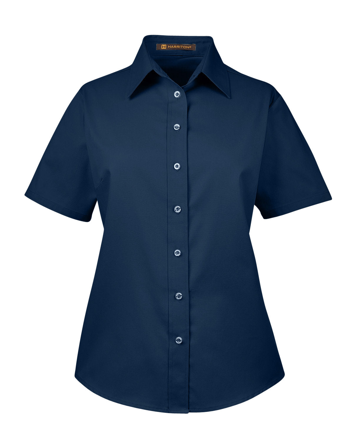 Harriton Ladies' Easy Blend™ Short-Sleeve Twill Shirt with Stain-Release - Release