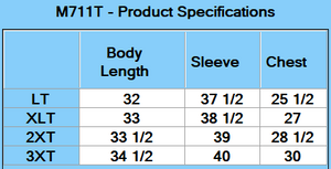 Harriton Men's Tall ClimaBloc™ Lined Heavyweight Hooded Sweatshirt - Specs