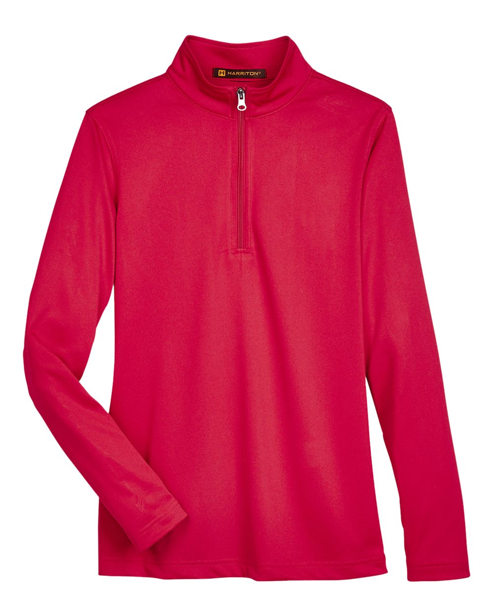 Harriton Ladies' Advantage Snag Protection Plus Quarter-Zip - Red