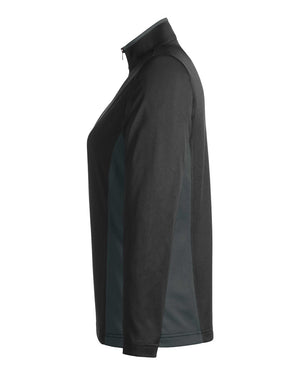 Harriton Ladies' Flash Snag Protection Plus IL Colorblock Quarter-Zip