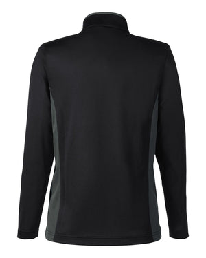 Harriton Ladies' Flash Snag Protection Plus IL Colorblock Quarter-Zip
