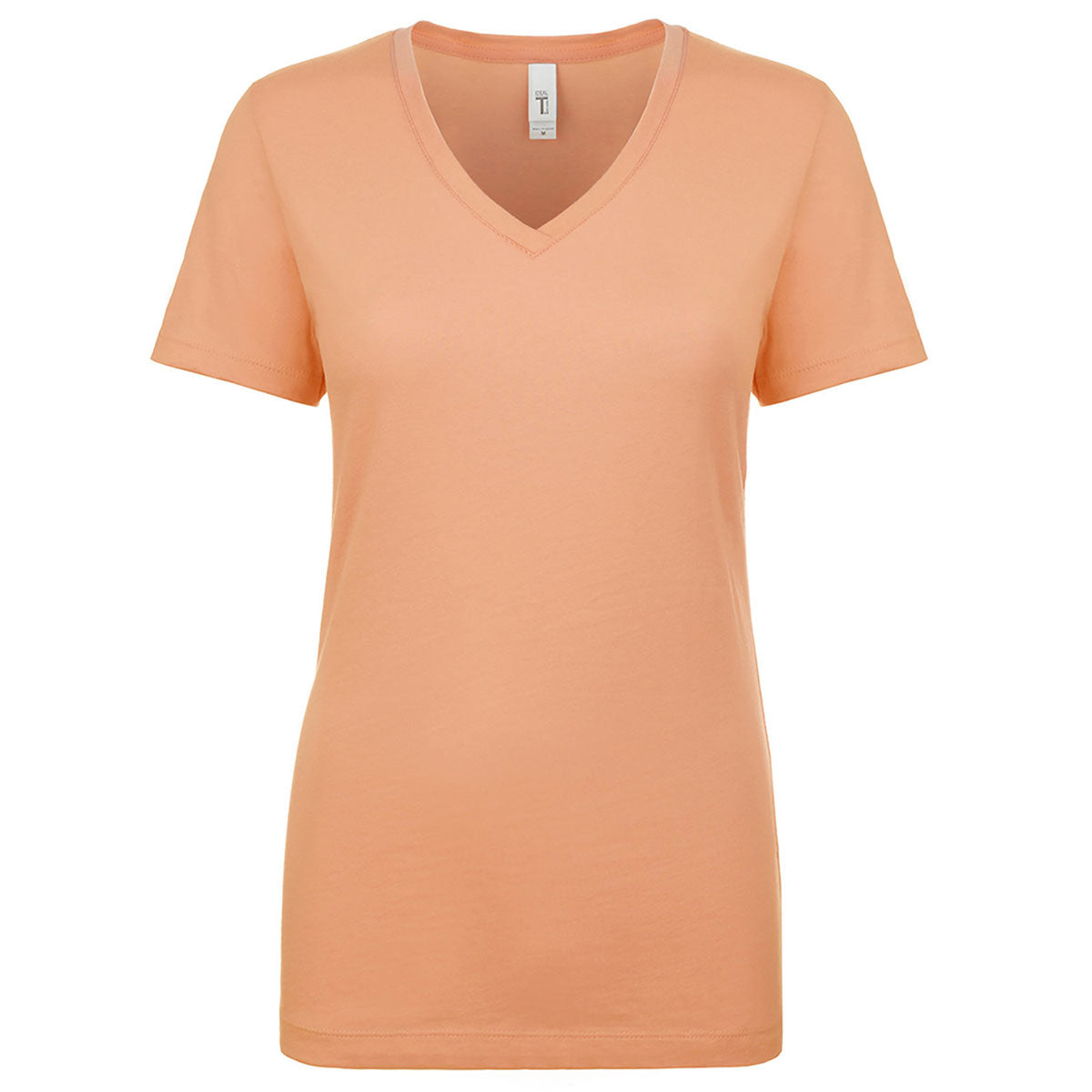 Next Level Women's Ideal V-Neck T-Shirt - Light Orange