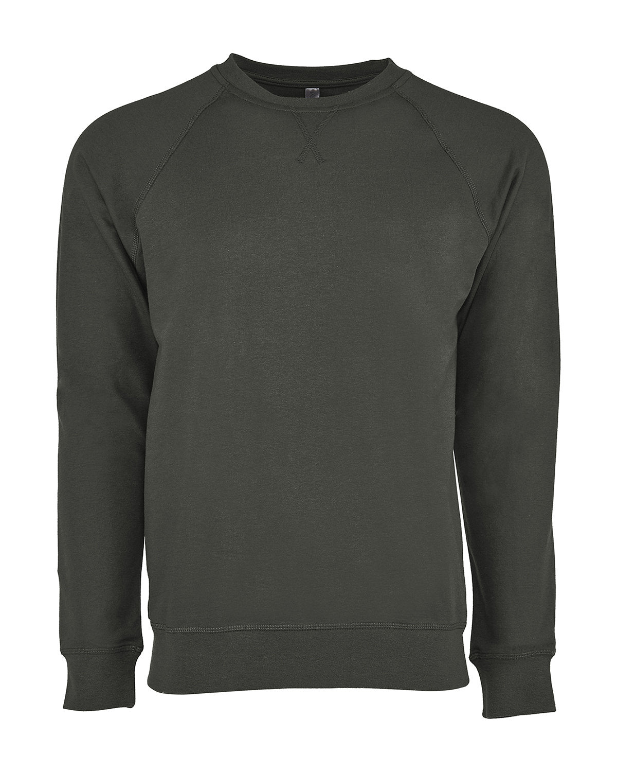 Next Level Apparel Unisex Laguna French Terry Raglan Sweatshirt - Heavy Metal