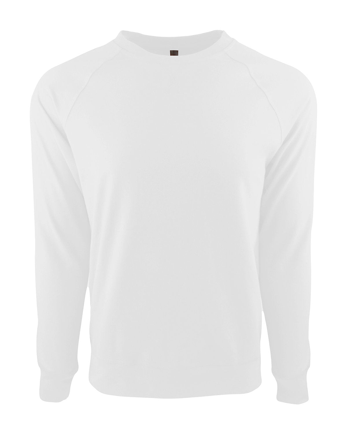 Next Level Apparel Unisex Laguna French Terry Raglan Sweatshirt - White