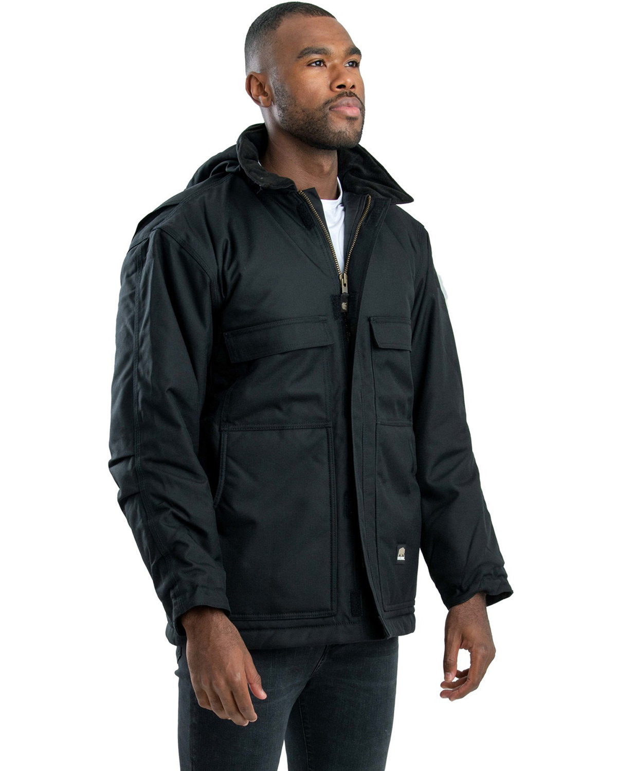 Berne Men's Icecap Tall Insulated Chore Coat - Side