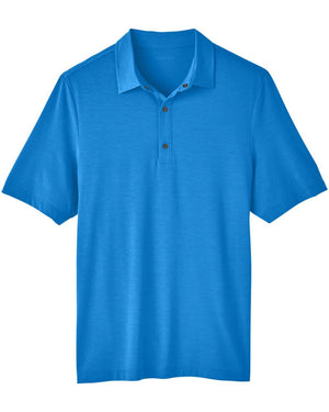 North End Men's Jaq Snap-Up Stretch Performance Polo - Light Nautical Blue