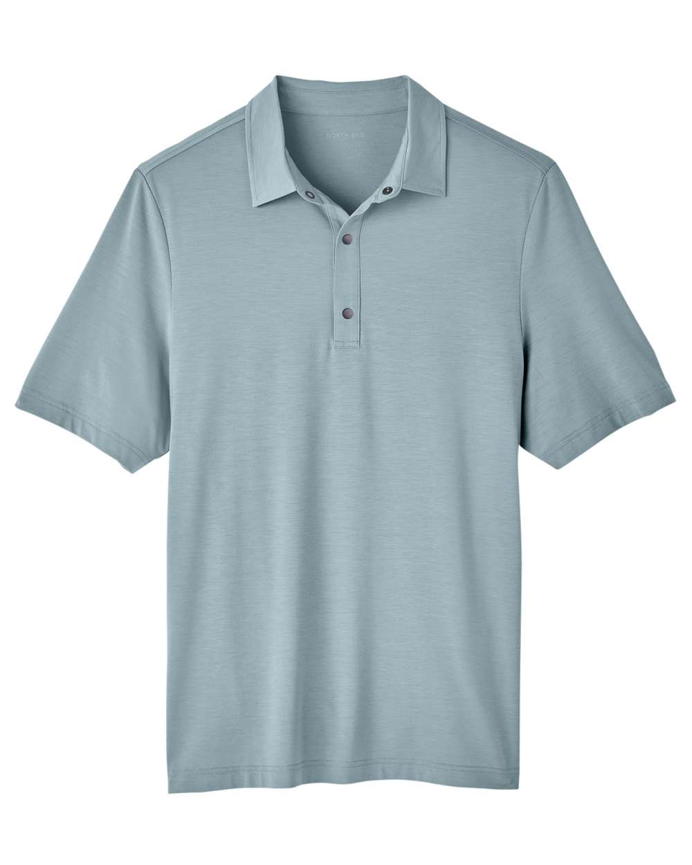 North End Men's Jaq Snap-Up Stretch Performance Polo - Opal Blue