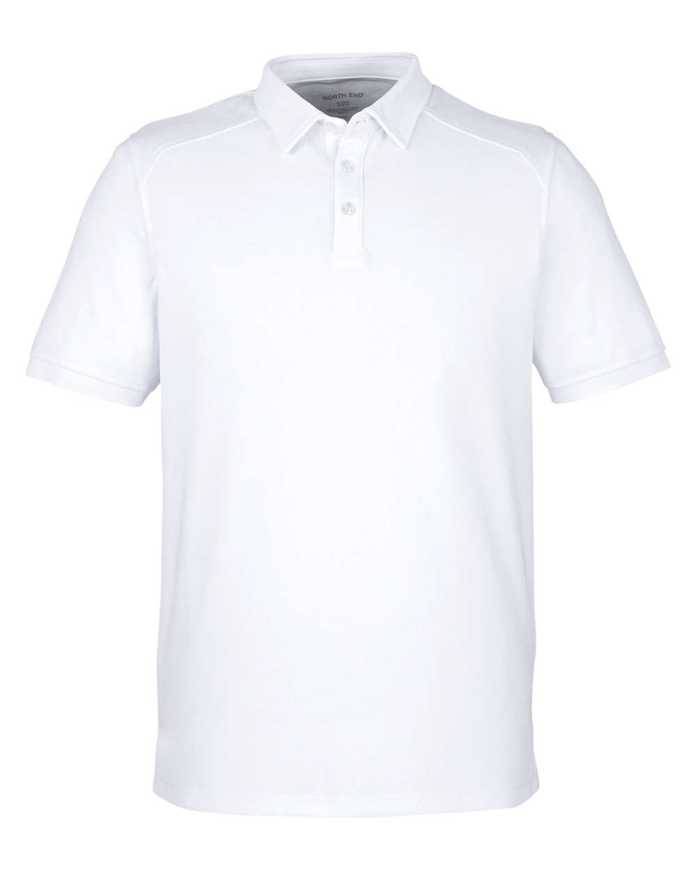 North End Men's Express Tech Performance Polo - White
