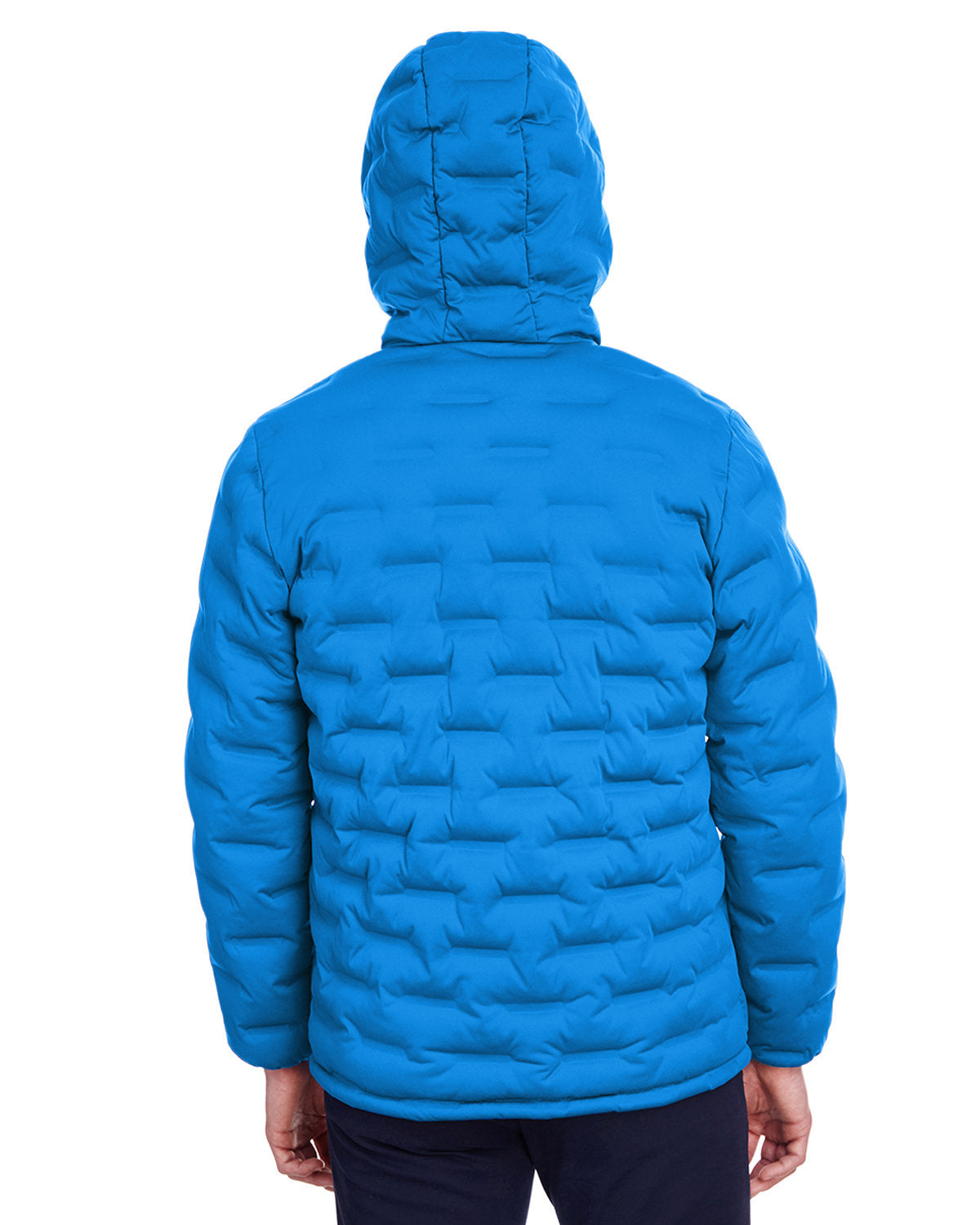 North End Men's Loft Puffer Jacket - Back