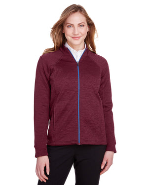 North End Ladies' Flux 2.0 Full-Zip Jacket - Burg Hth/Oly Bl