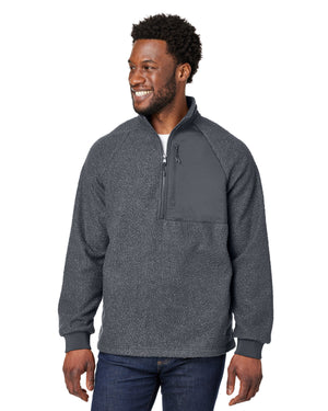 North End Men's Aura Sweater Fleece Quarter-Zip - Front