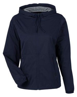 North End Ladies' Network Lightweight Jacket - Classic Navy Heather