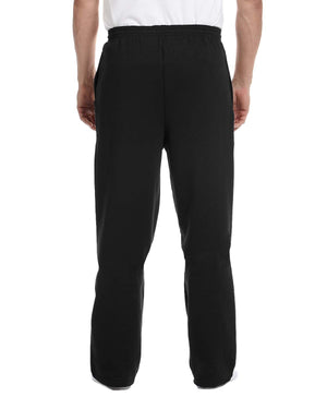 Champion Adult Powerblend® Open-Bottom Fleece Pant with Pockets - Back