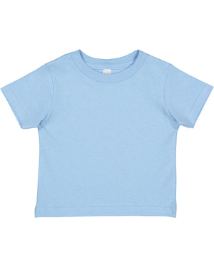 Rabbit Skins Toddler Cotton Jersey T-Shirt - Light Blue