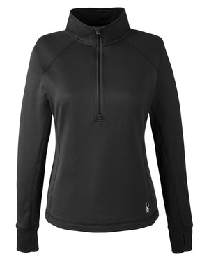 Spyder Ladies' Freestyle Half-Zip Pullover - Black