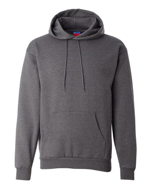 Champion Adult Powerblend® Pullover Hooded Sweatshirt - Charcoal Heather