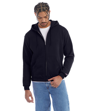 Champion Adult Powerblend® Full-Zip Hooded Sweatshirt - Navy