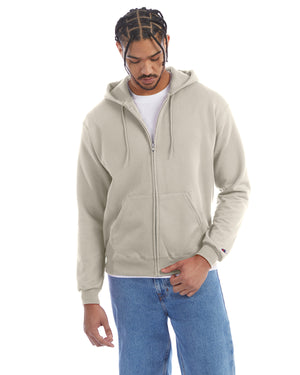 Champion Adult Powerblend® Full-Zip Hooded Sweatshirt - Sand