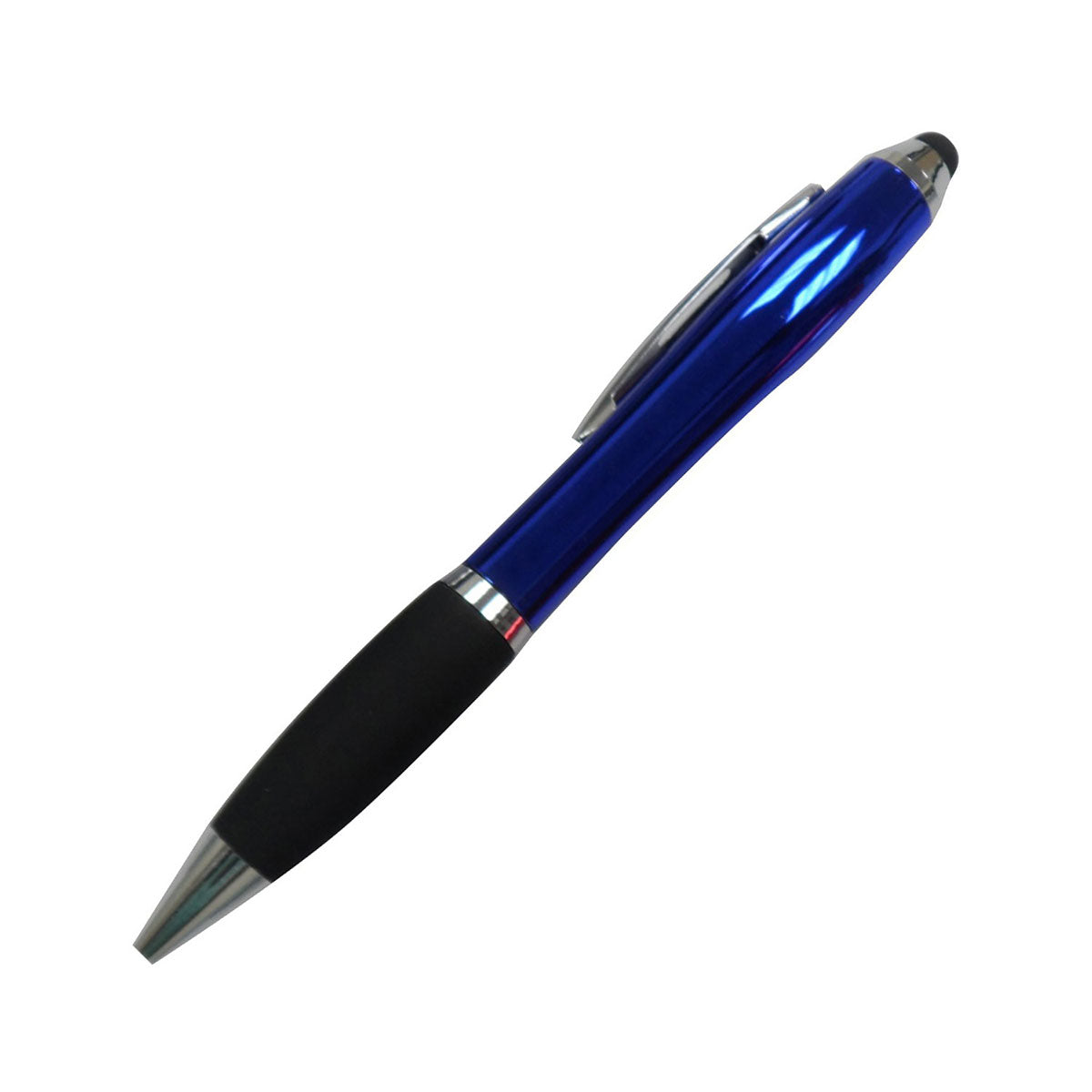 Savoy Plastic Twist Action Pen with PDA Stylus - Blue