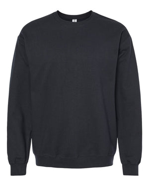 Gildan Adult Softstyle® Fleece Crew Sweatshirt - Black