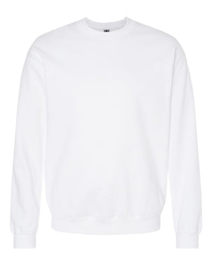 Gildan Adult Softstyle® Fleece Crew Sweatshirt - White