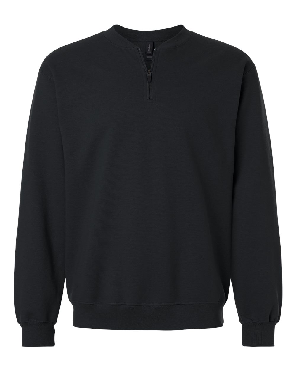 Gildan Unisex Softstyle® Midweight Quarter-Zip Sweatshirt - Black