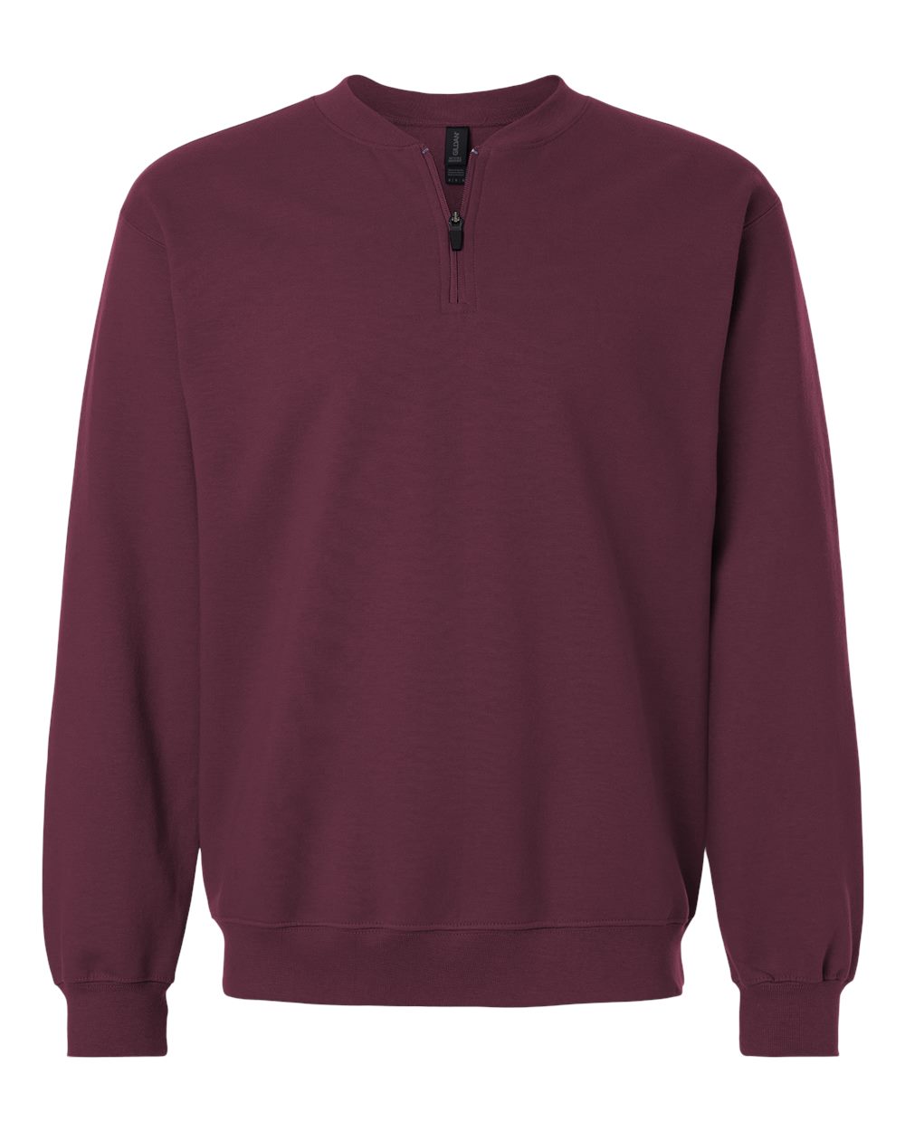 Gildan Unisex Softstyle® Midweight Quarter-Zip Sweatshirt - Maroon