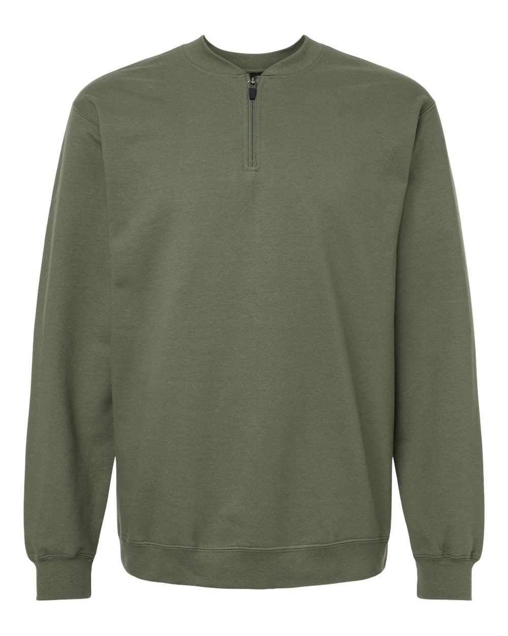 Gildan Unisex Softstyle® Midweight Quarter-Zip Sweatshirt - Military Green