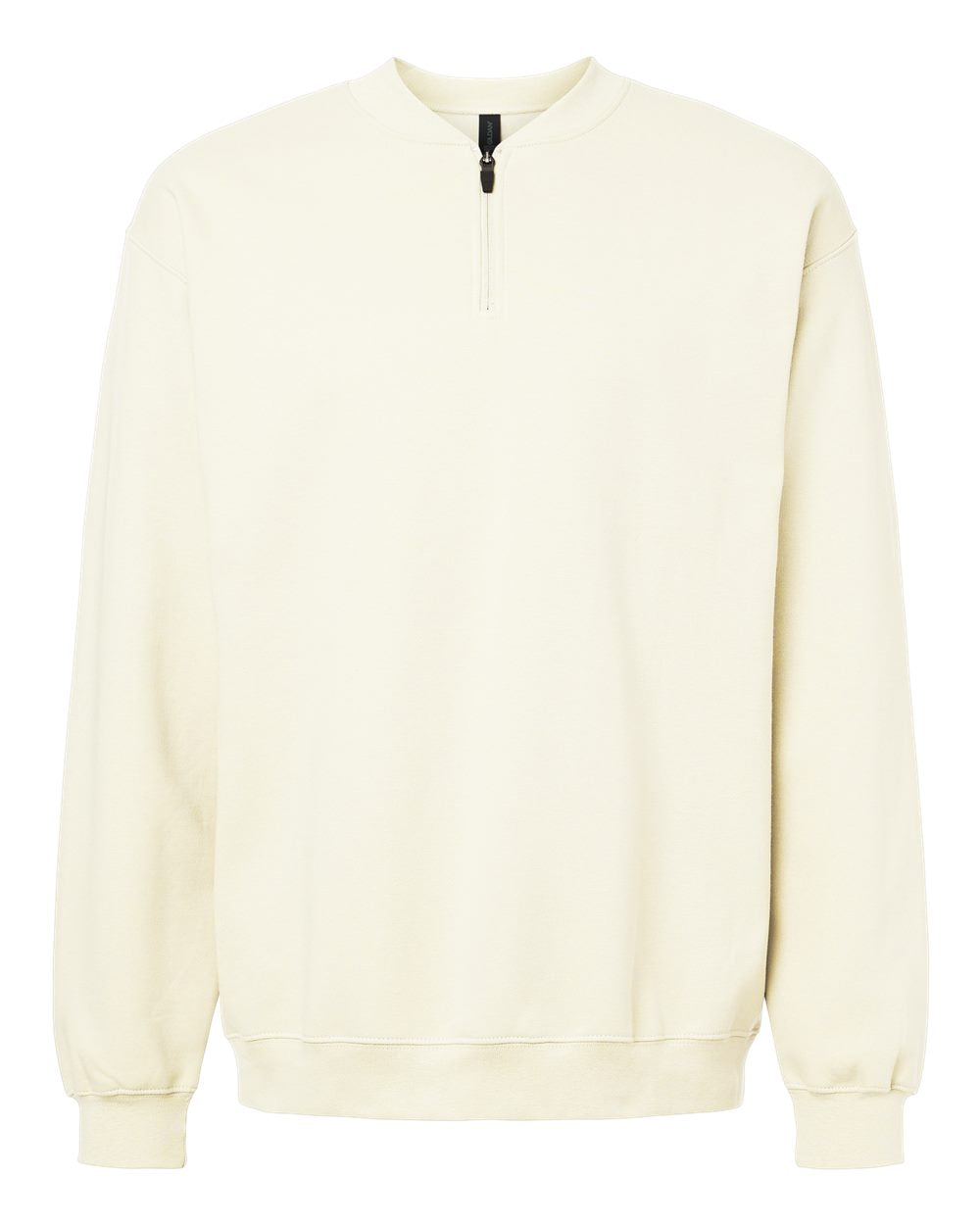 Gildan Unisex Softstyle® Midweight Quarter-Zip Sweatshirt - Off White