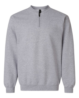 Gildan Unisex Softstyle® Midweight Quarter-Zip Sweatshirt - Sport Grey