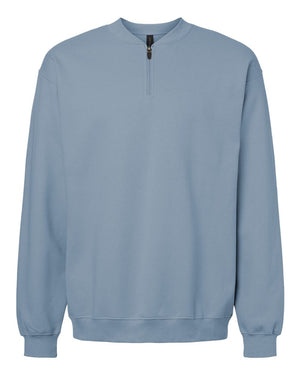 Gildan Unisex Softstyle® Midweight Quarter-Zip Sweatshirt - Stone Blue