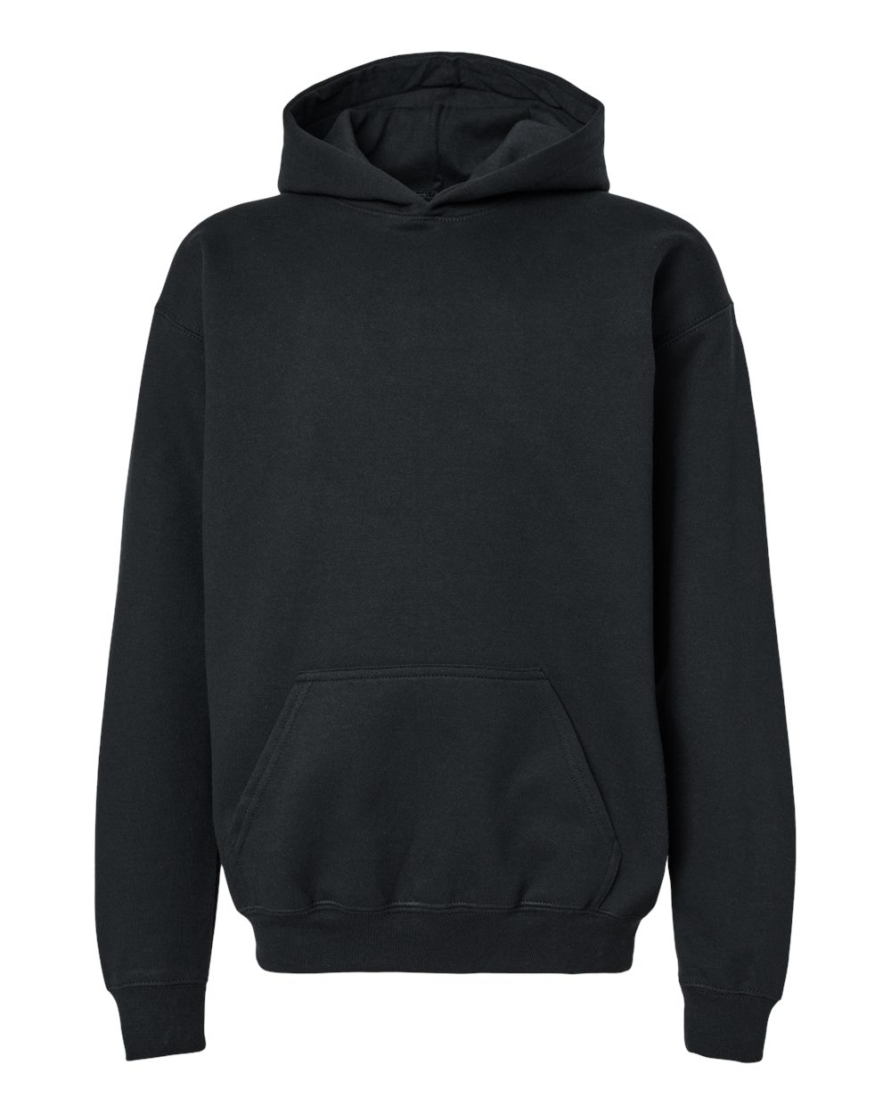 Gildan Youth Softstyle® Midweight Hooded Sweatshirt - Black
