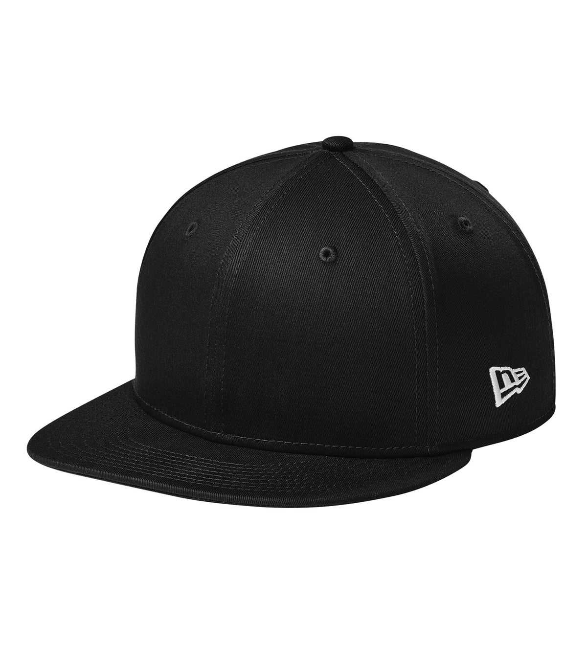 NEW ERA® 9FIFTY® Flat Bill Snapback Cap - Flag Black