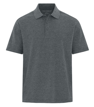 Coal Harbour® Everyday CVC Polo - Dark Heather Grey