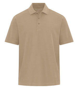 Coal Harbour® Everyday CVC Polo - Dark Sand