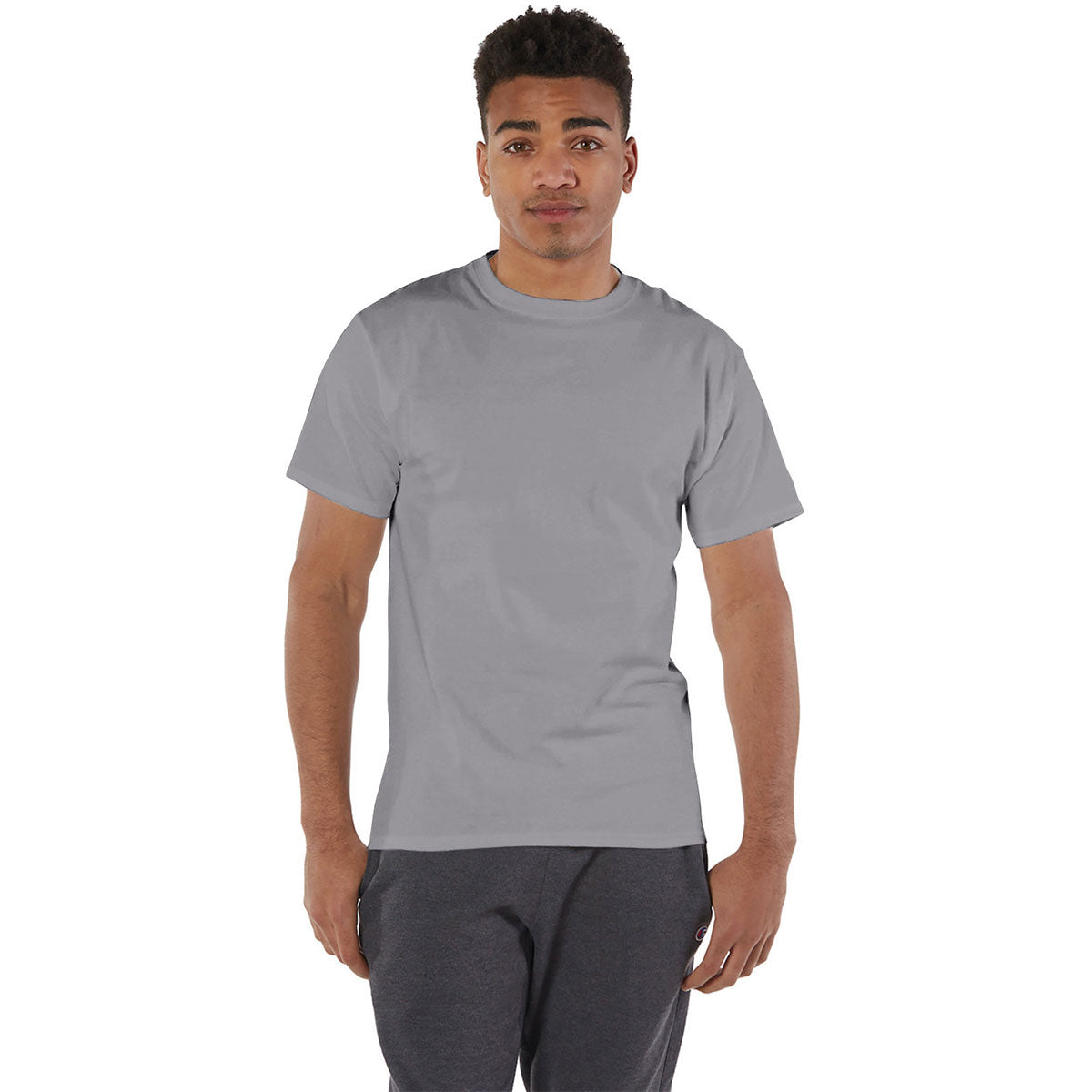 Champion Unisex Classic T-Shirt - Stone Grey