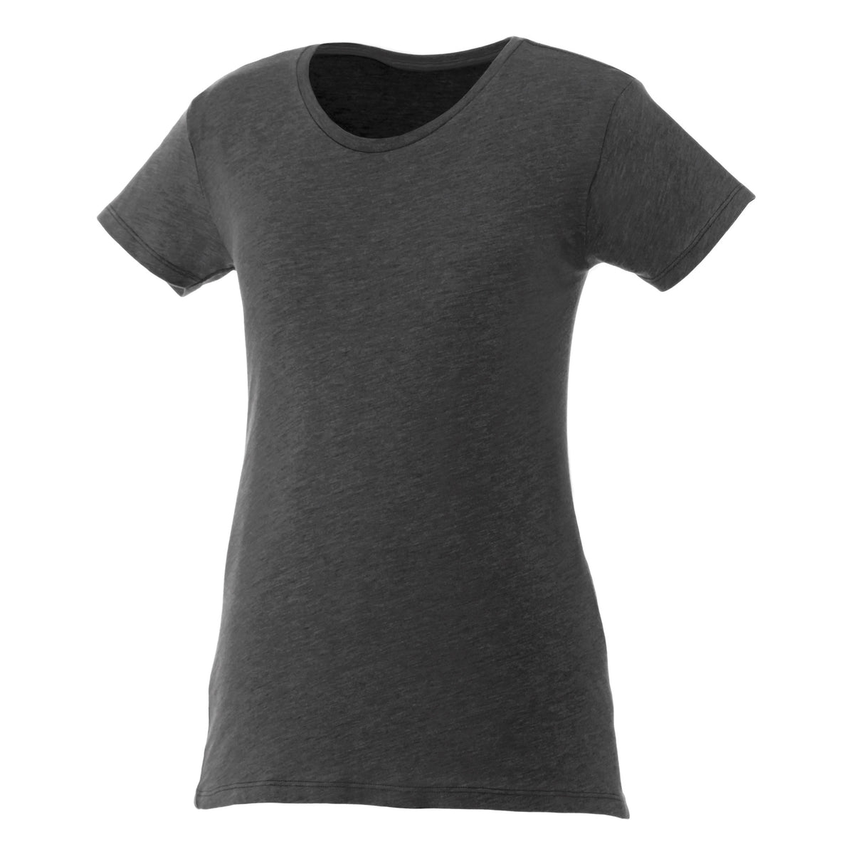 Women's BODIE Crew Neck Short Sleeve Tee - Heather Dark Charcoal