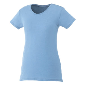 Women's BODIE Crew Neck Short Sleeve Tee - Sky Heather