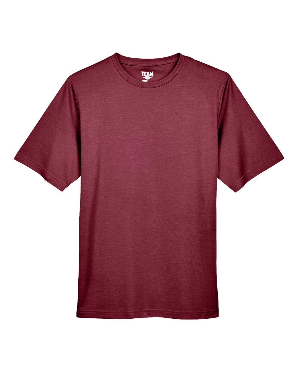 Team 365 Men's Sonic Heather Performance T-Shirt - Sport Maroon Heather