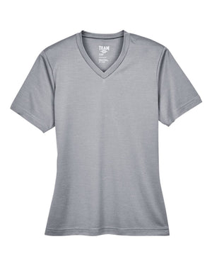Team 365 Ladies' Sonic Heather Performance T-Shirt - Athletic Heather