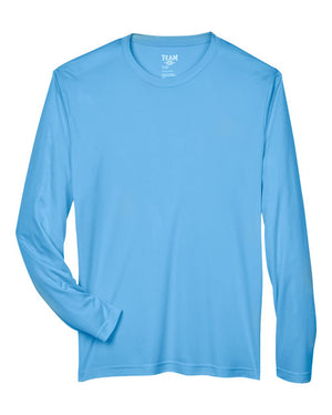 Team 365 Men's Zone Performance Long-Sleeve T-Shirt - Sport Light Blue