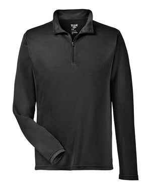 Team 365 Men's Zone Performance Quarter-Zip - Black